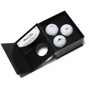 कस्टम उपहार आस्तीन पैकेजिंग बक्से के लिए गोल्फ गेंदों