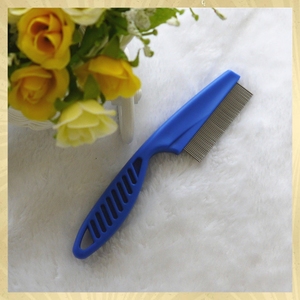 Offre Spéciale Antidérapant Long Manche Pet Chat Chien Animal <span class=keywords><strong>Chiot</strong></span> Cheveux Manteau De Fourrure <span class=keywords><strong>Anti</strong></span> Poux Nit Pou Tique Puce Enlèvement Peigne - Product Image 2