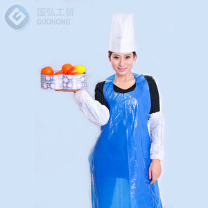100% fresco matria un terreno HDPE delantal <span class=keywords><strong>para</strong></span> servicio de alimentos y la higiene uso - Product Image 1