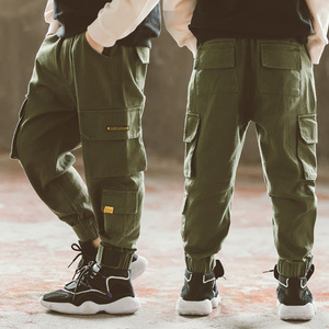 <span class=keywords><strong>Pantalon</strong></span> Cargo pour enfant, modèle Baggy pour <span class=keywords><strong>garçon</strong></span>, tenue de travail Long, pour adolescents, nouvelle collection, vente en gros, - Product Image 4