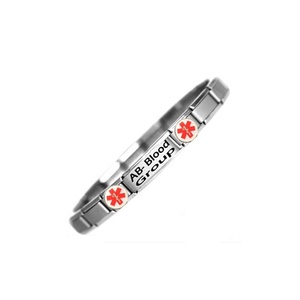 <span class=keywords><strong>Charm</strong></span> Italiano Modulare Componibile in Acciaio Inox 304 da 9mm per Bracciale, con Avviso Medico per la Malattia di Addison - Product Image 6