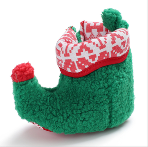 Santa Claus de peluche de juguete de espuma de memoria antideslizante suave caliente zapatillas de interior - Product Image 5
