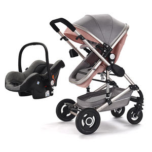 Venta por mayor de lujo 3 en 1 nuevo cochecito de bebé cochecito de lujo para lactante y niño muñeca carro con asiento para el <span class=keywords><strong>a</strong></span> - Product Image 3