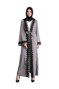 레이스와 100% 폴리 에스테르 Abaya 직물 아랍 토브 여성용 착용