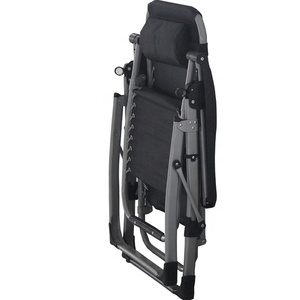 Tumbona Reclinable de Madera de Nogal <span class=keywords><strong>para</strong></span> Exteriores con Cojín y Sillas de Playa Plegables Económicas - Product Image 5