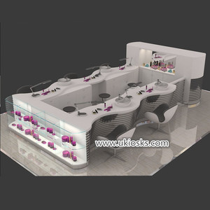 Salone di chiosco centro commerciale vetrina chiosco del chiodo per la nail servizio moderno salone di bellezza mobili - Product Image 5