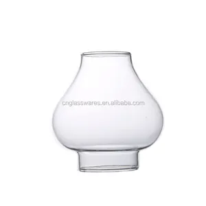 clear glass replacement light shade for traditional vintage oil lamp chimney shade