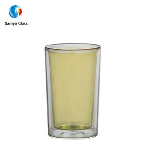 Productos para el hogar de la hoja de oro claro <span class=keywords><strong>restaurante</strong></span> agua taza de vidrio - Product Image 6