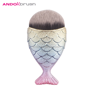 <span class=keywords><strong>Moins</strong></span> <span class=keywords><strong>cher</strong></span> arc-en-gradient poignée sirène <span class=keywords><strong>maquillage</strong></span> brosse - Product Image 1