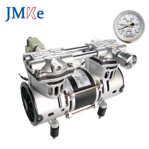 JMKE 110v مرحلة واحدة عادم الهواء الخالية من الزيت ضاغط الهواء 70L مضخة تفريغ