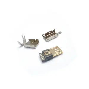 Conector micro Usb hembra, 4 pines, 2,0