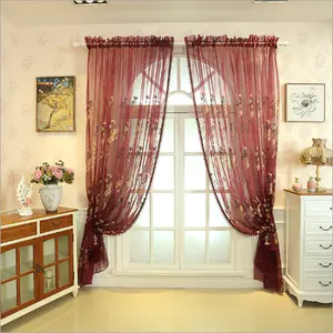 Europa สินค้า made in turkey air ผ้าม่าน, Decoracion para el hogar voile macrame ลูกไม้ผ้าม่าน