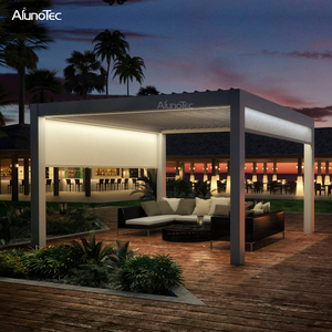 Tienda al aire libre <span class=keywords><strong>motorizada</strong></span> de la pérgola de la lumbrera de la abertura del tejado del bajo costo para el espacio vital - Product Image 4
