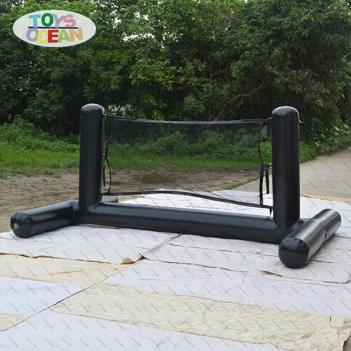 Mini suporte inflável do vôlei da água para praia, para área externa, equipamentos de festa de eventos esportivos