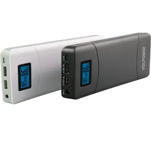 Volpower Nieuw Product P65 Qc3.0 Draagbare Power Bank 20000Mah Dc Uitgang Power Bank 12V 24V 15V 19V 20V 1a 2a 3a 4a 5a