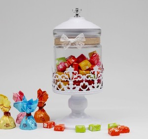 EMOER vetro con ferro gioielli di bellezza Candy dado barattolo di vetro barattolo di stoccaggio per la decorazione della casa - Product Image 5