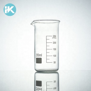 Huke Personnalisé forme haute boro 3.3 500 ml verre bécher gradué - Product Image 3