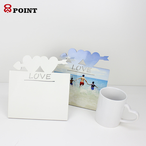 Marco de Fotos de Boda Estilo Romántico con Forma de Corazón Doble, Nueva Decoración de Boda - Product Image 4
