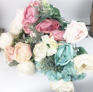 <span class=keywords><strong>Bouquet</strong></span> de fleurs de <span class=keywords><strong>pivoine</strong></span> artificielles de 52 cm, vente chaude, fête des mères, remise de diplôme et Pâques, décoration de mariage, décoration de la maison - Product Image 4