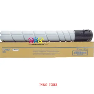 TN322 תואם ריק טונר מחסנית, עבור Konica Minolta Bizhub BH 224e/226e/227/284e/287/364e/368e C224 C224e c284 C284e C364