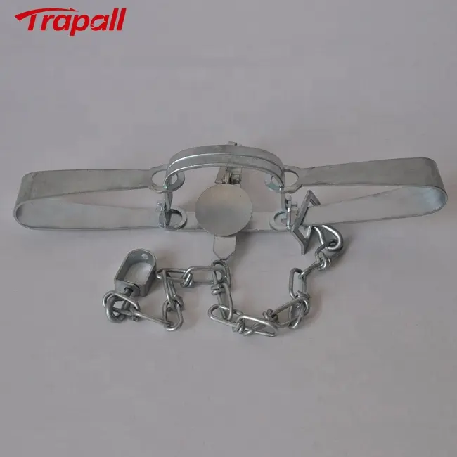 Zinc Coated Metal Galvanized Steel Coil Spring Wild Animal Leg Hole Foothold Trap