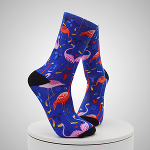 Populaire personnaliser hommes chaussettes vierges pour la sublimation chaussettes <span class=keywords><strong>de</strong></span> noël - Product Image 6