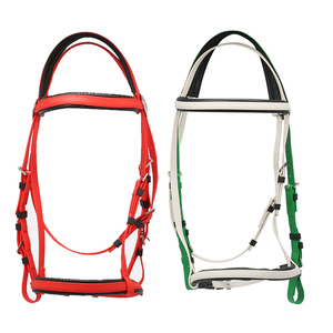 High Quality Western PVC Horse Saddle with Durable Synthetic and Nylon Single Noseband Made from Leather Material