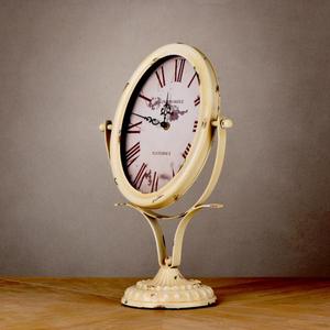 Vintage retro Decoración analógico de hierro antiguo reloj de mesa para la decoración del hogar escritorio uso desperator - Product Image 5