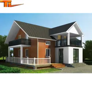 Casa prefabbricata moderna con struttura in acciaio leggero alla moda - Product Image 1