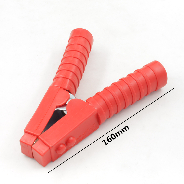 Сверхпрочные оцинкованные крокодиловые зажимы для аккумулятора автомобиля с проволокой