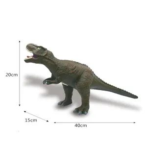 التعليمية الجذعية لعب معربة محاكاة الصوت محاكاة طين صب لينة ألعاب ديناصورات بلاستيكية