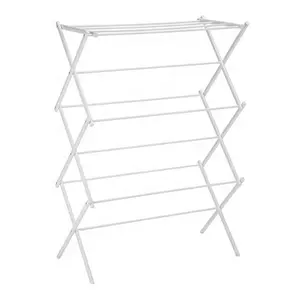 Large Foldable Drying Rack Clothes Drying Rack Steel with Powder painting