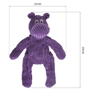 Venta al por mayor del fabricante lindo masticar squeak bordado mono elefante <span class=keywords><strong>de</strong></span> peluche <span class=keywords><strong>de</strong></span> felpa juguetes para perros mascotas - Product Image 4