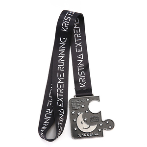 De forma especial de <span class=keywords><strong>la</strong></span> noche corriendo metal deportes divertido Medalla de <span class=keywords><strong>Estrella</strong></span> - Product Image 4