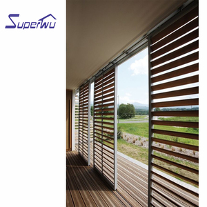 Tiêu Chuẩn Úc Gỗ Màu Tùy Chỉnh Nhôm Louver Cửa Sổ Cửa - Product Image 3