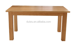 En gros simple blanc chêne table à manger en bois en bois massif table de chevet - Product Image 4