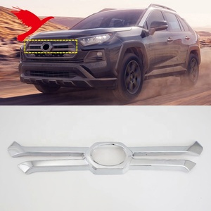 Accessoires de voiture ABS Central Avant Calandre Couverture Moulage Garniture pour Toyota <span class=keywords><strong>RAV4</strong></span> XA50 2019 + - Product Image 2