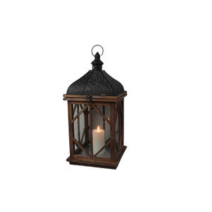 Precio de fábrica de madera antiguo faroles - Product Image 6