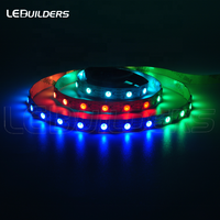 Bande LED numérique programmable WS2813 RGBW 5050 SMD, adressable individuellement, en cuivre, découpable, avec contrôle vocal et par application, synchronisation musicale