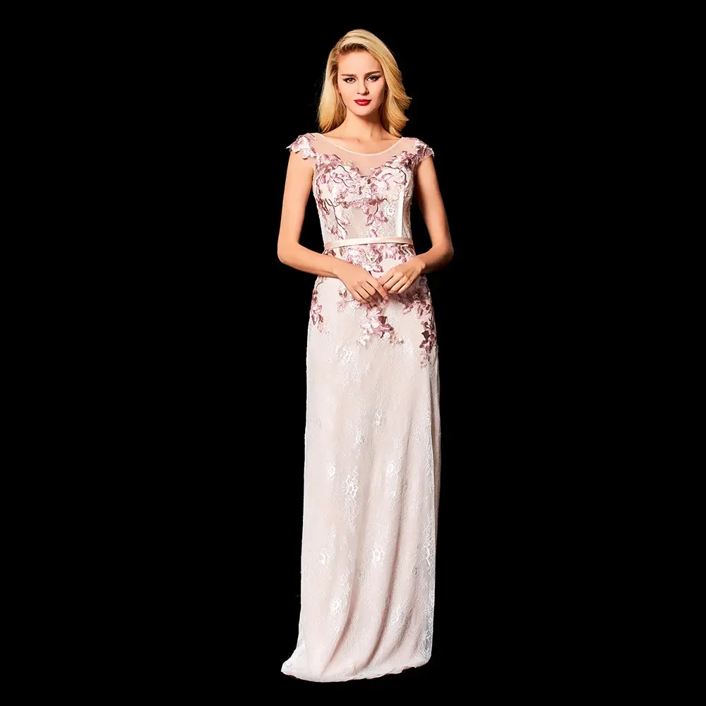 Vestidos De Fiesta 2023 New Style Hochzeits kleid manuelle Spitze Gesticktes Abendkleid Prom Gowns Robes de Soiree