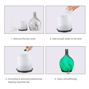 Luz de la noche de <span class=keywords><strong>atomizador</strong></span> fácil casa natural ultrasónico bien fabricante de la niebla humidificador de aire - Product Image 5