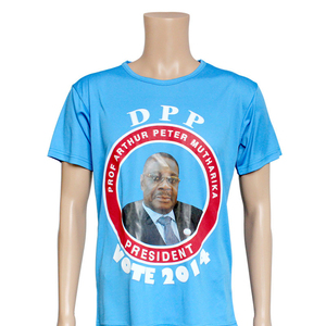 Élection design personnalisé logo t shirt blanc plaine t-shirts politiques fabricant en chine - Product Image 4