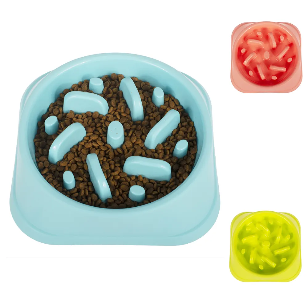 Attractive Fun Slow Feeding Eating Dog Bowl For Chew Proof