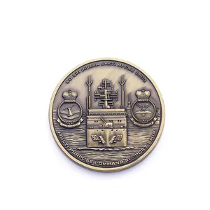 사용자 정의 만든 금속 구리 인도 골동품 기념 동전