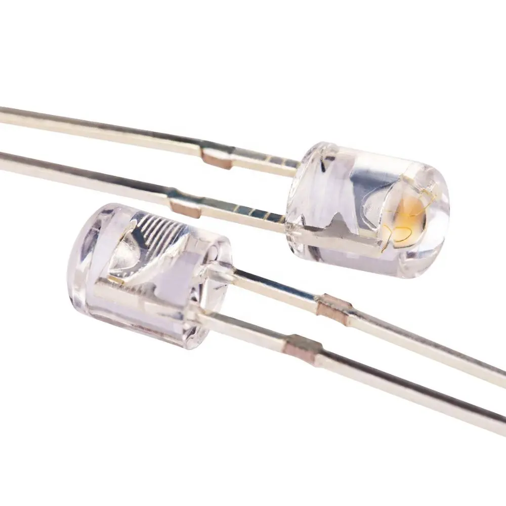 Bester Preis 3v 3mm 5mm weiße LED-Diode mit Leitung für Laryngoskop lampe