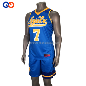 Newba 100% polyester lastest design blue basketball jersey logo - Product Image 1