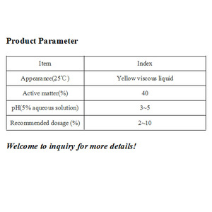 2018 Chine fournisseur bas prix personnalisé écologique tissu adoucisseurs Esterquats 40% - Product Image 3