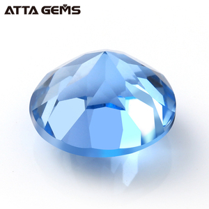 De alta calidad de forma redonda #108 de laboratorio creado azul <span class=keywords><strong>espinela</strong></span> gemas - Product Image 4