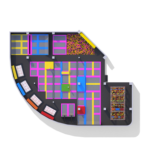Parc de trampolines Sviya avec fosse à mousse Parcs de trampolines intérieurs Plus grand fournisseur de trampolines de cascade - Product Image 3