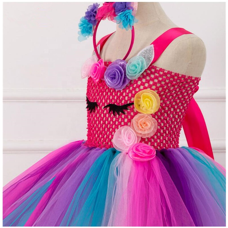 Multicolor Unicorn Costume